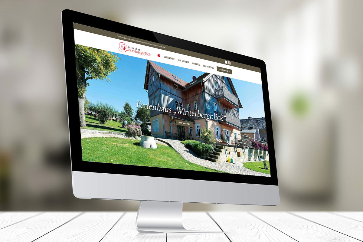 Fewo-Webseite - Websites für Ferienwohnungen - Referenz - Ferienwohnungen Hinterhermsdorf